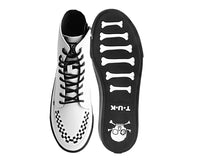 A3094 White TUKskin™ 8-Eye Sneaker Boot