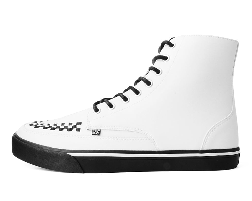 A3094 White TUKskin™ 8-Eye Sneaker Boot