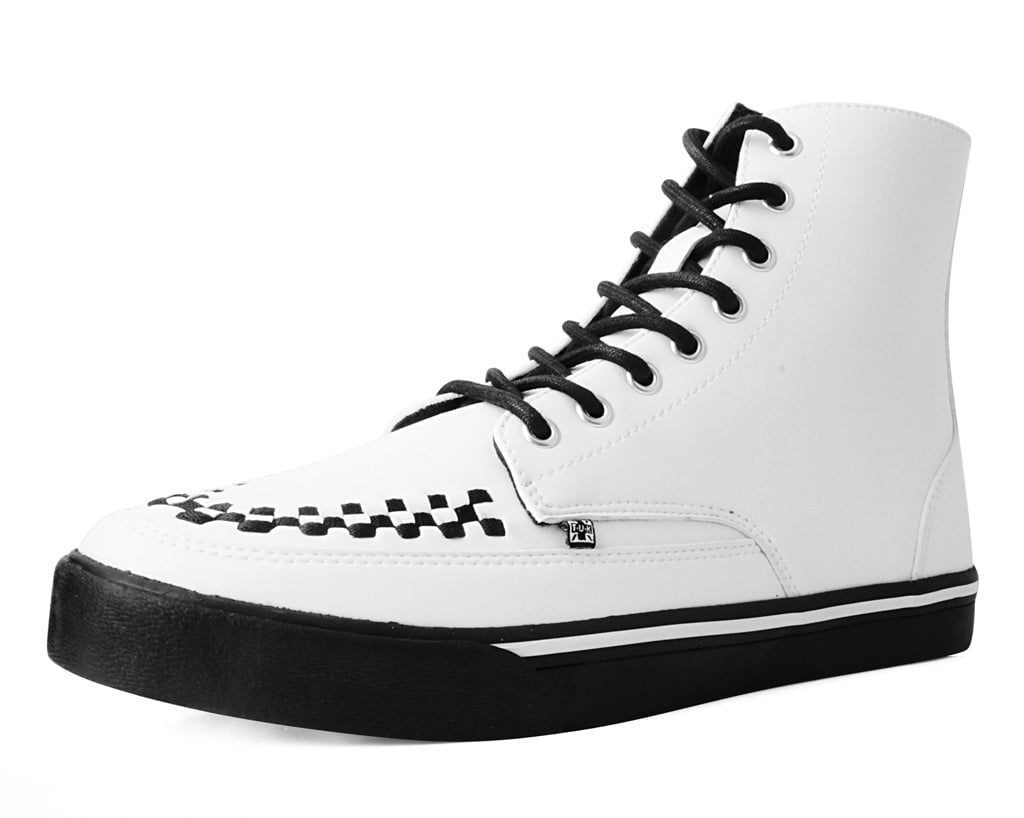 A3094 White TUKskin™ 8-Eye Sneaker Boot