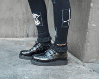 TSK1093 Women's Black Knit Lace Sock TSK1093-OS