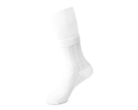 TSK1138 Women's Sheer White Stripe & Polka Dot Sock TSK1138-OS