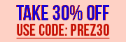Take 30% Off use Code: Prez30