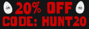 20% Off code: Hunt20